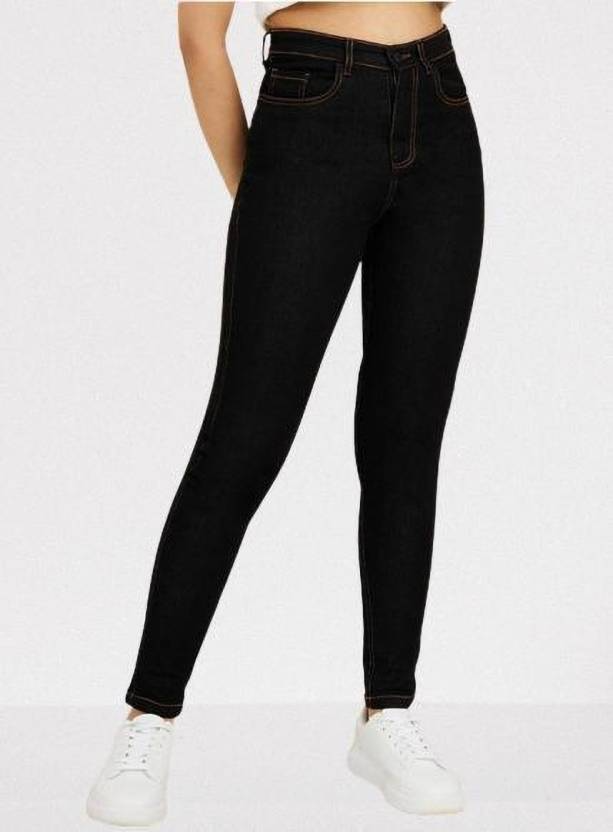 Women Mid Rise Blue Jeans